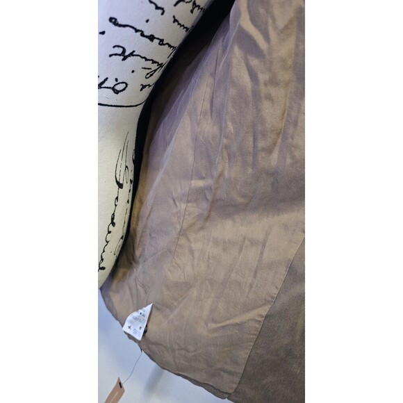 New Reformation Women's Classic Slim Blazer Mushroom S Business Single Button - Picture 14 of 16